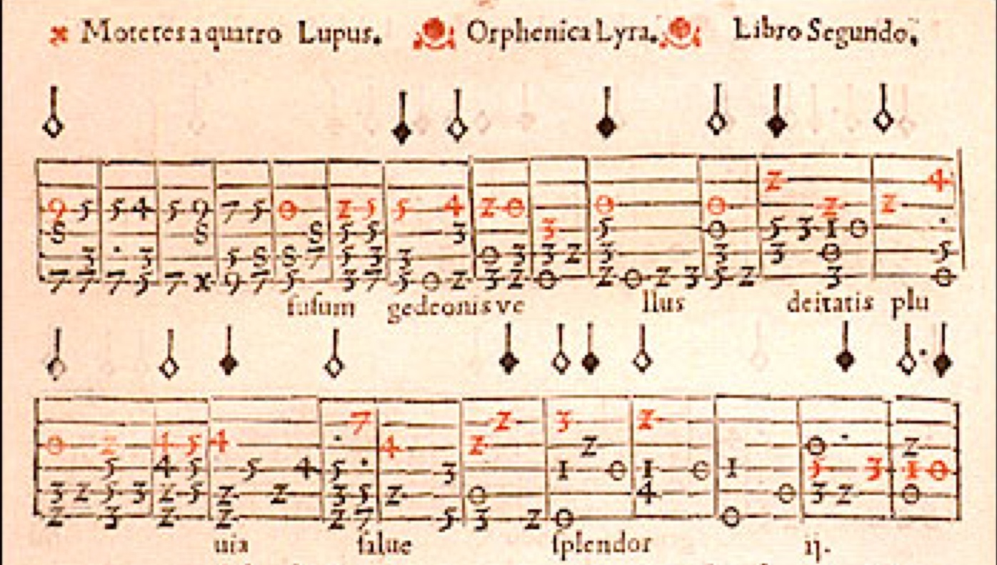 Medieval melody manuscript