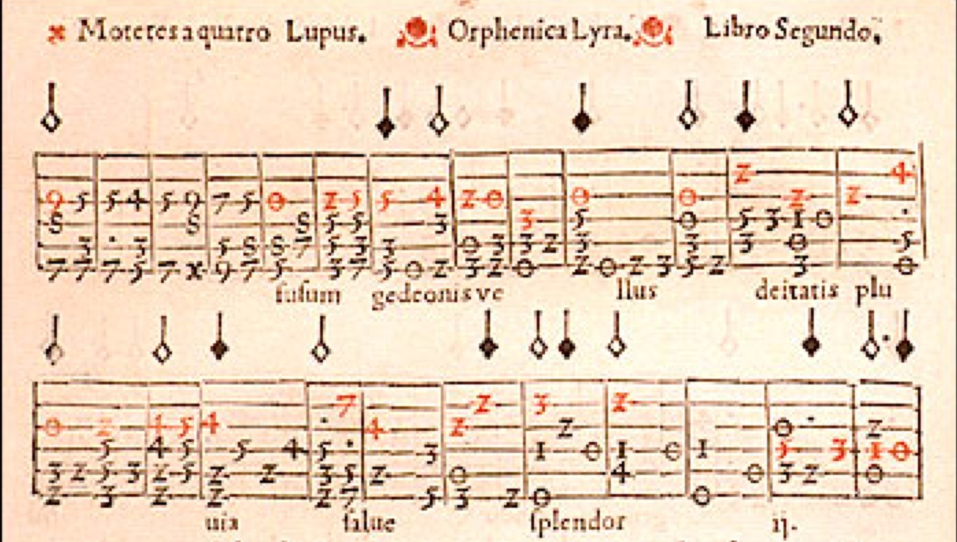 Medieval melody manuscript
